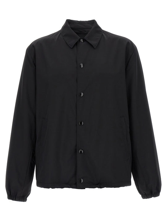 Travel Wool Blouson Puffer Jackets Black
