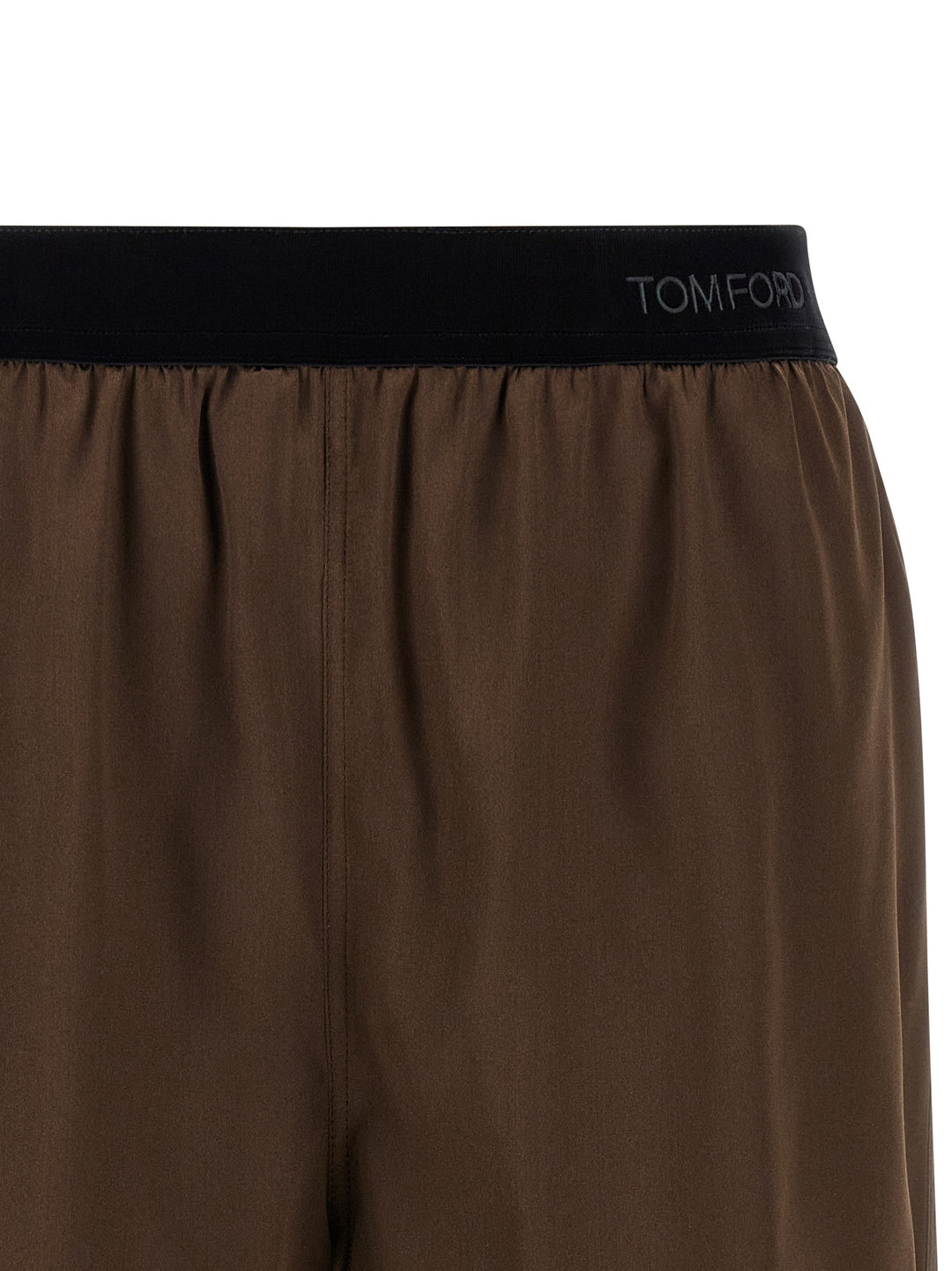 Tom Ford Silk Shorts Bermuda and Short - Brown | 6b27cbba4cf1db61b54a86ad43549e25678b1490