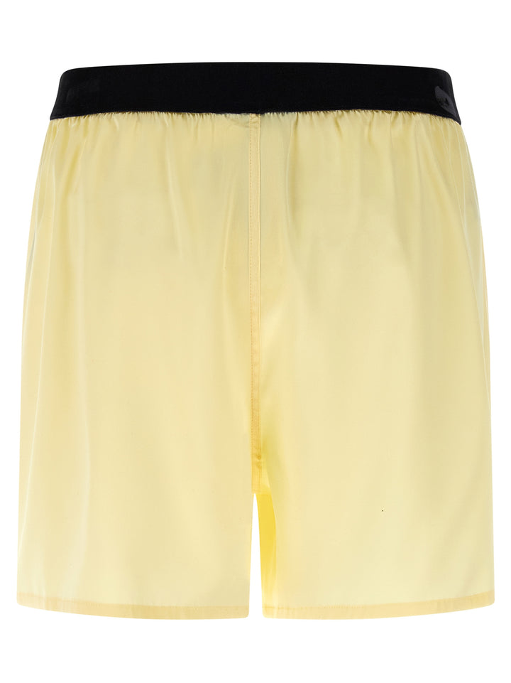 Tom Ford Silk Shorts Bermuda and Short - Yellow | 039d623f00b894790506e63e9e095eb6fcb1a43b