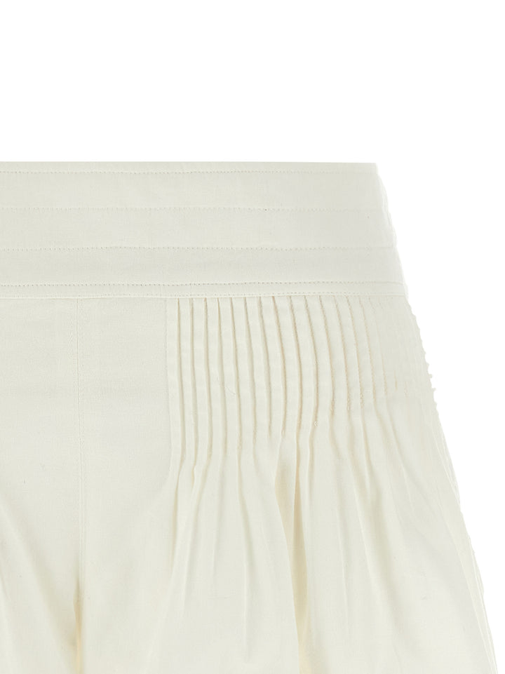 Isabel Marant Cybila Bermuda and Short - White | e6ce1e1af86121aba8143c00cd2202bf8f4c52c8