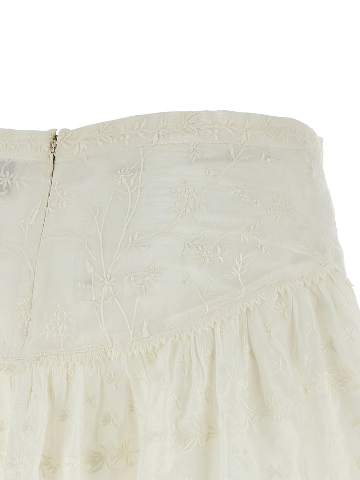 Isabel Marant Zoelia Bermuda and Short - White | 7b0291e0c3191decbe420d8e07d58d1f227ce0ae