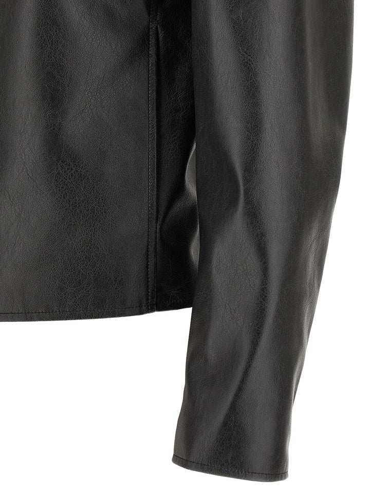 Mm6 Maison Margiela Western Carré Jacket Puffer Jackets - Black | 8649d928fac06dd1374baf33a4083a7584bf2c3c