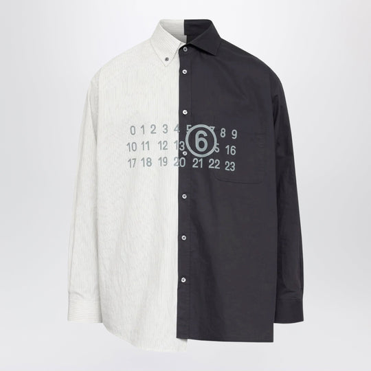 Two-Tone Long-Sleeved Shirt