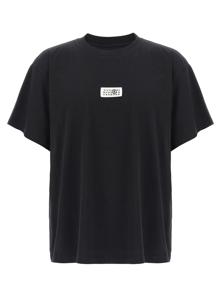 Mm6 Maison Margiela Numeric Signature Mm6 T-shirt - Black | 24dc5d5a095da66c6a35947b4a21a0c4eb5bcc71