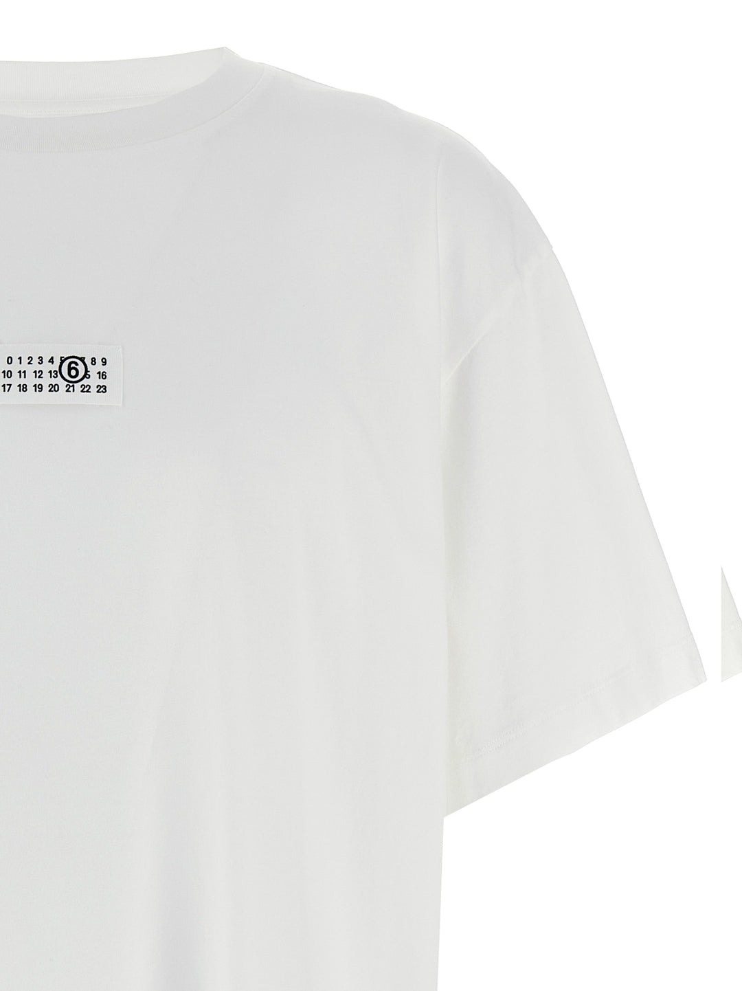 Mm6 Maison Margiela Numeric Signature Mm6 T-shirt - White | 9ee98b002de7ce3fd9b1112be7af33379401a8d1