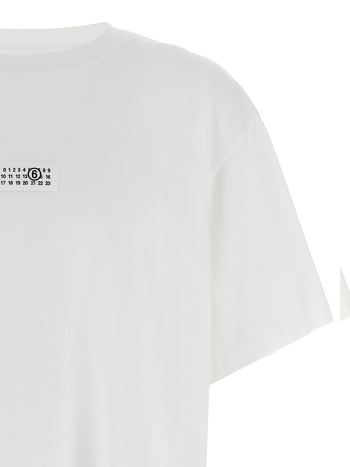 Mm6 Maison Margiela Numeric Signature Mm6 T-shirt - White | 9ee98b002de7ce3fd9b1112be7af33379401a8d1