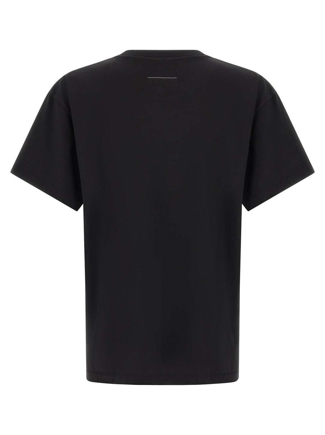 Mm6 Maison Margiela Logo Patch T-shirt - Black | 5dce43c2cb16ca2fb657ec79bb5423022d5cf4cd
