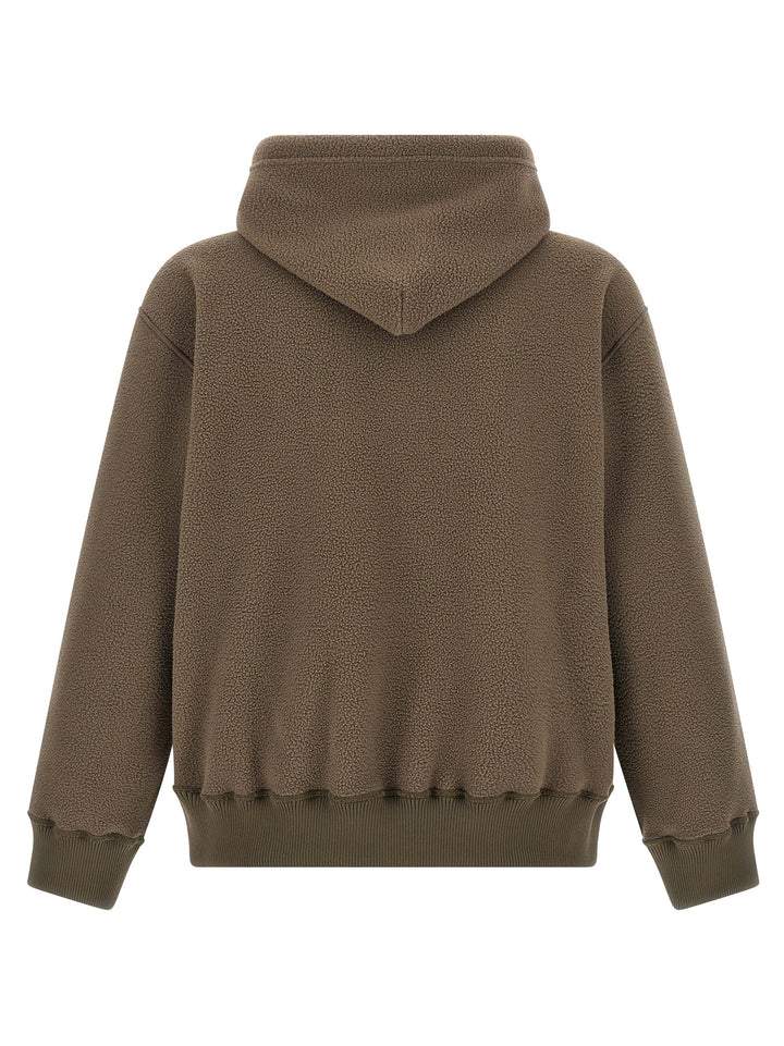Mm6 Maison Margiela Fleece Sweatshirt - Brown | 1748050d205523a37db01d39b014c1264a8d0ba3