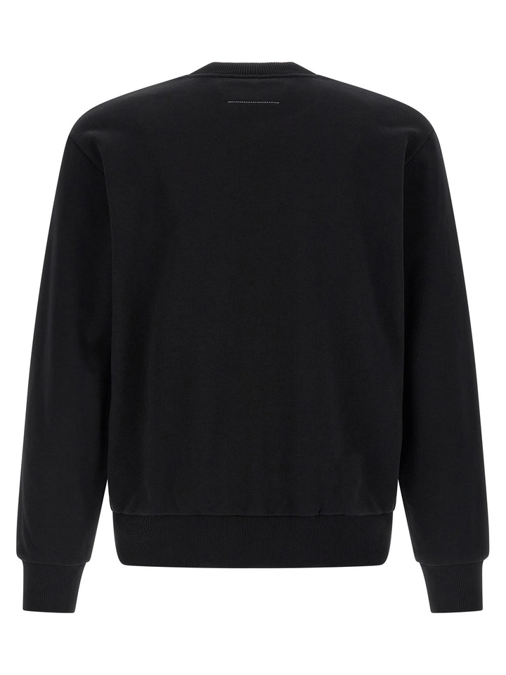 Mm6 Maison Margiela Numeric Signature Mm6 Sweatshirt - Black | ea6f2917fc730b1b9a4e11c697c368be37a5666f