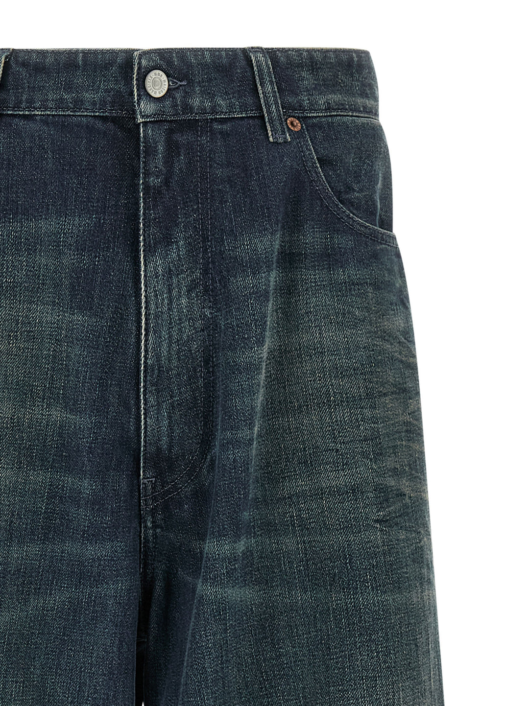 Mm6 Maison Margiela Numeric Signature Mm6 Jeans - Blue | 5a6b6052311a8f5466eed5befaca6b4cccfa1037