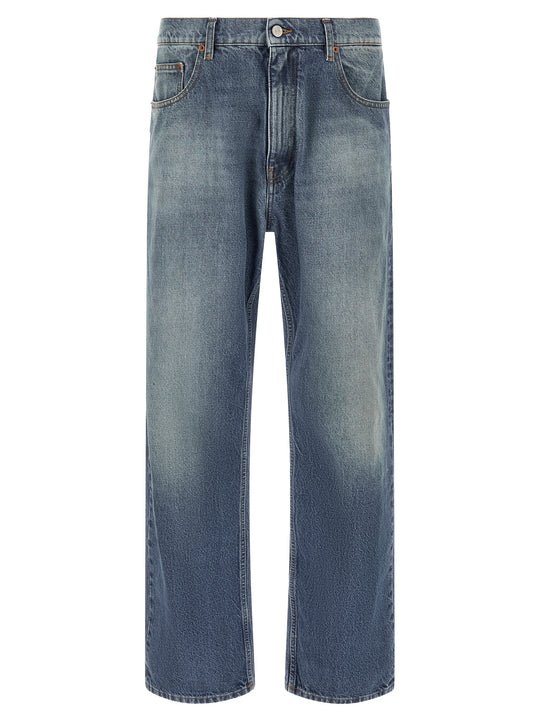 Straight Leg Jeans Blue