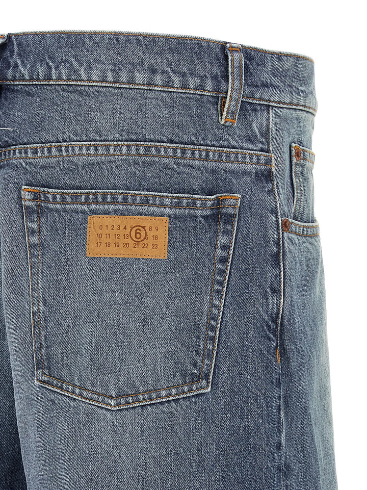 Mm6 Maison Margiela Straight Leg Jeans - Blue | 3fa10c00cda038b7c87a187537407b2d6144484f