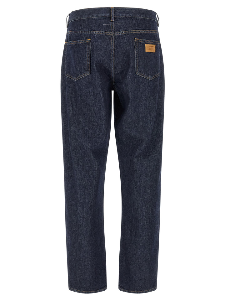 Mm6 Maison Margiela Patchwork Insert Jeans - Blue | 68138f228d29d3db6870b2240098744a5b522e18