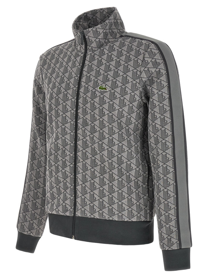 Lacoste Paris Sweatshirt - Gray | 8369750a3269dbeb29a5e13130ff05dd04f7c16a