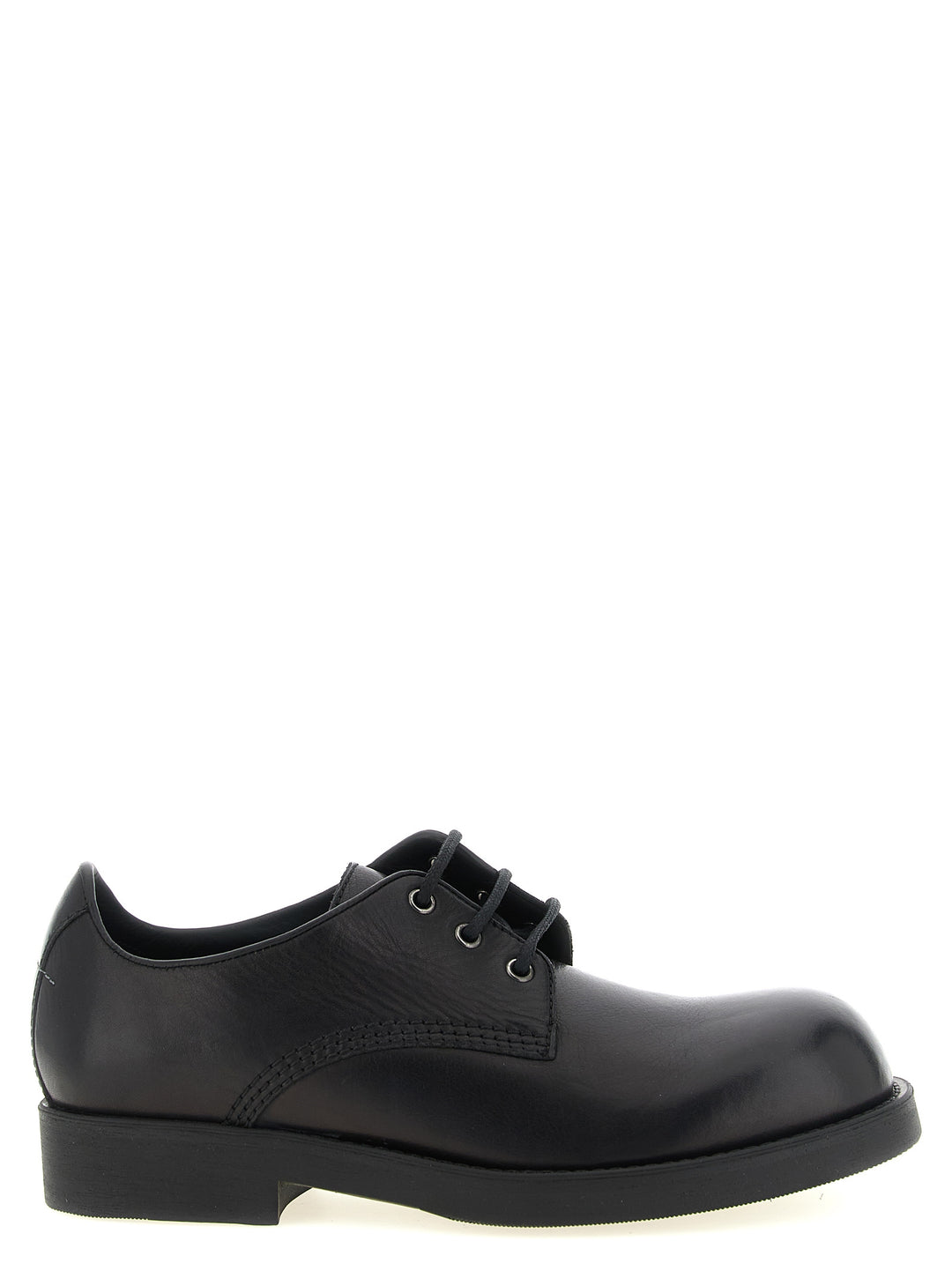 Mm6 Maison Margiela Biker Lace Up Shoes - Black | 7f6a86209fbbd9641b5af8bde864b02de2ded7f8