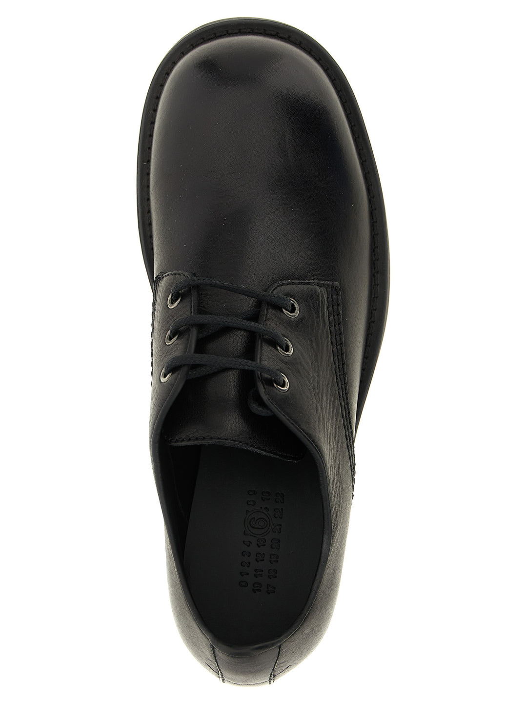 Mm6 Maison Margiela Biker Lace Up Shoes - Black | 41c1f34bed52fcc05a017f49081404677d5e3c2f