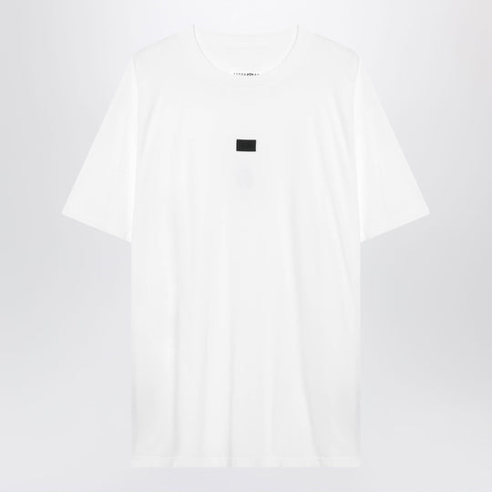 White Cotton Jersey T-Shirt
