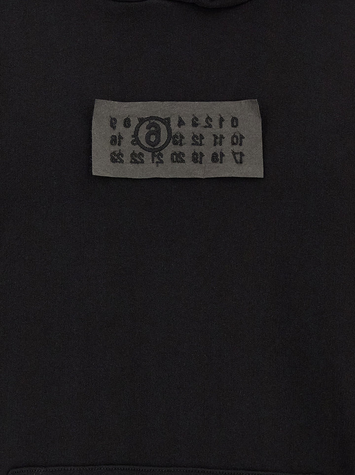 Mm6 Maison Margiela Hoodie Sweatshirt - Black | ac57f1da7e6040ad4311e82dc2b218259419a5b5