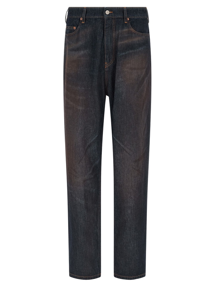 Mm6 Maison Margiela 5-Pocket Jeans - Blue | 729e7379852c488bebafbe8b0222501cd4f256ff