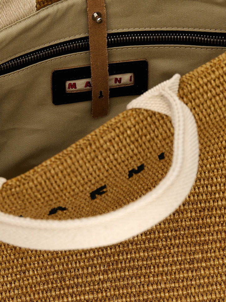 Marni Mini Tote Tote Bag - Beige | aac2d288b319388dfc6825935e48e8e752028f49