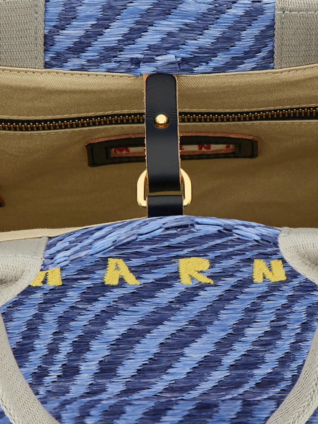 Marni Raffia Handbag Hand Bags - Blue | 55185c69717fc3c0f73ddd775f363fd1f6abeadc