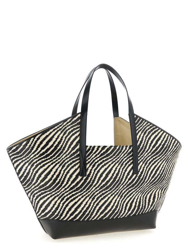 Marni Waves Tote Bag - Black | edfdc505ceb34ce16a525723c24efdc42d77f219