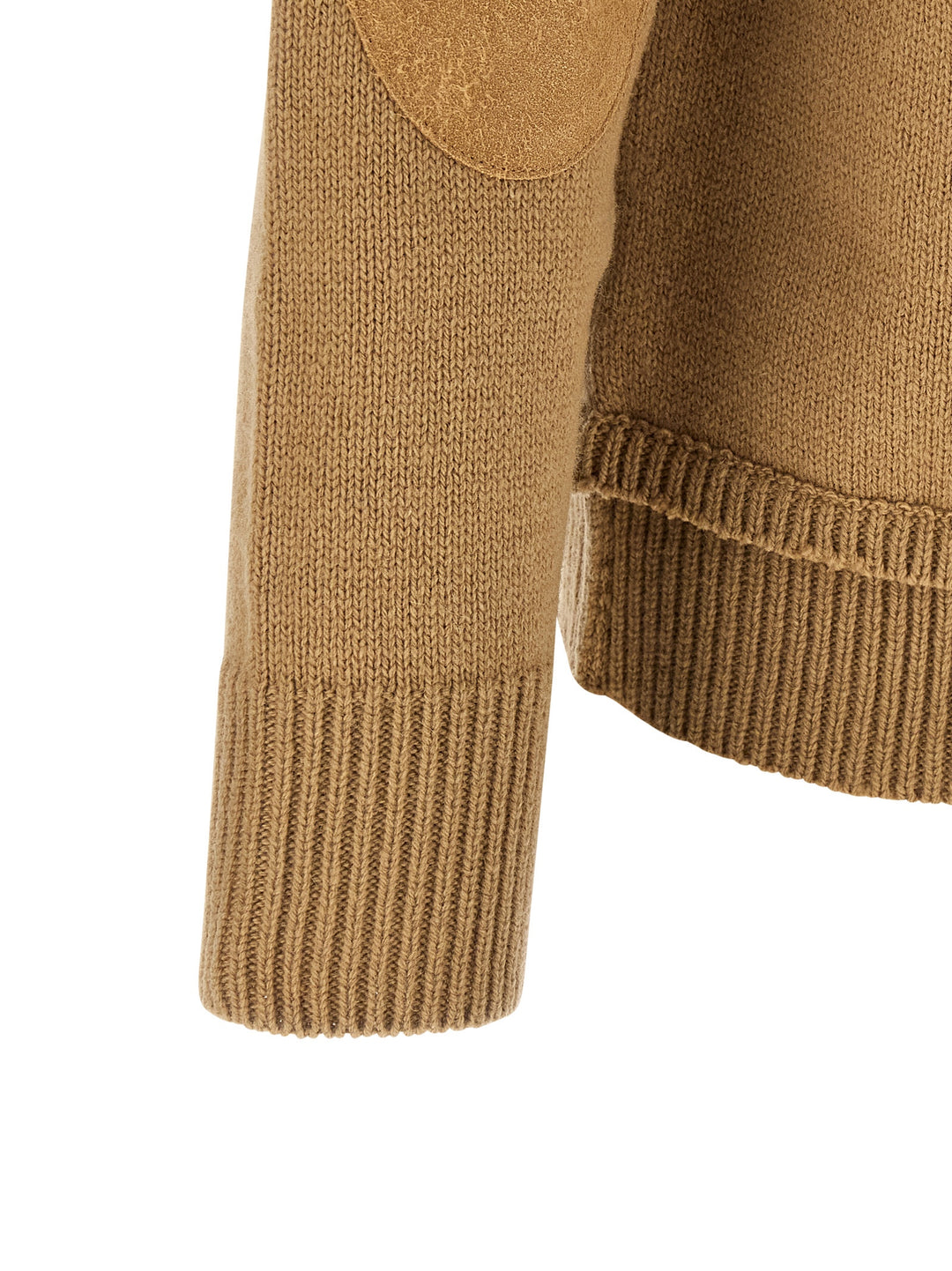 Maison Margiela Patch Sweater Sweaters and Cardigans - Beige | edcc8fff8c8c83aaa58b0a75eb817443dbeffc2d