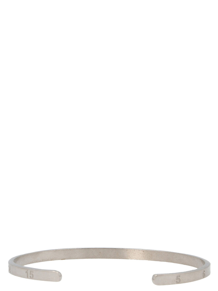 Maison Margiela Logo Bracelet Jewelry - Silver | cd05d71f6efc095eb352e0d45cbdeb3f0e2e13c0