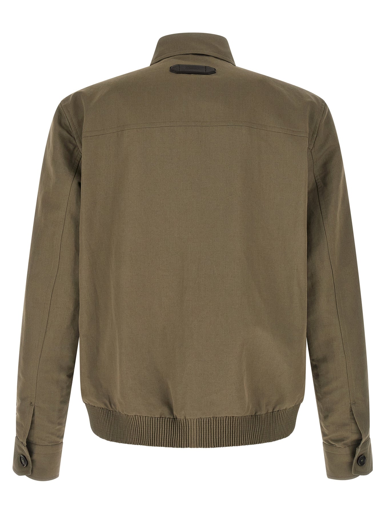 Brioni Linen Cotton Blouson Puffer Jackets - Green | 2079b0027627d0ec94b9d158d7b33409548687b3