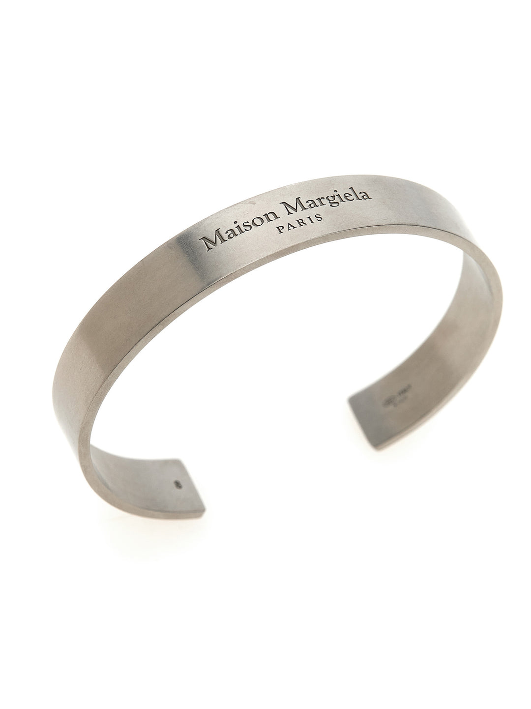 Maison Margiela Logo Bracelet Jewelry - Silver | 87430857bb527178aeefbad6ebe3165e22b6e86b