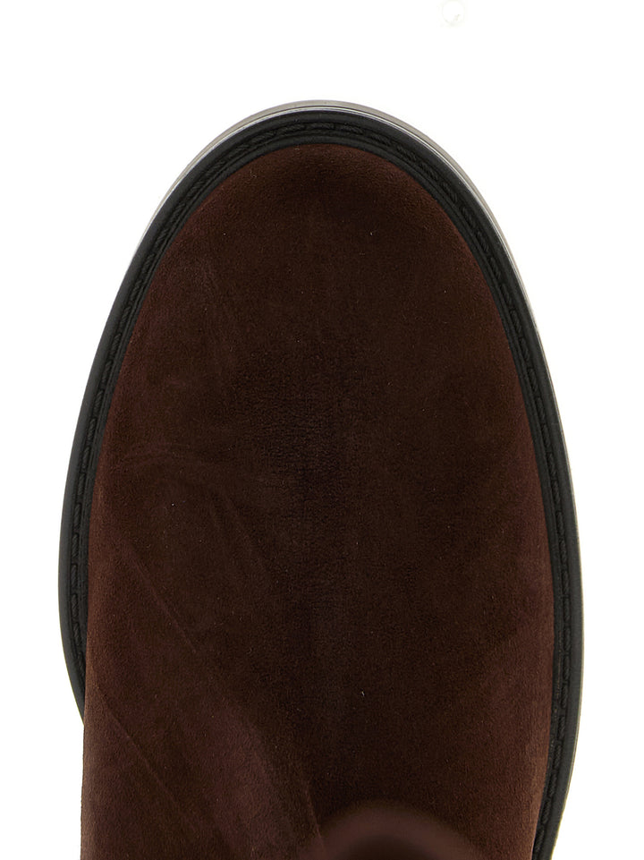 Stuart Weitzman 5050 Clelia Boots and Ankle Boots - Brown | ed327d81c2ee8a87554064632e15c1c26beae62f