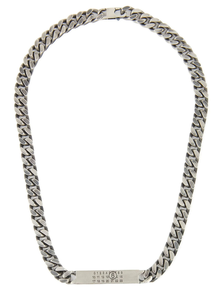 Mm6 Maison Margiela Numeric Jewelry - Silver | 012951fe3d5ddc9b93727646ce432f7aa7eccb46