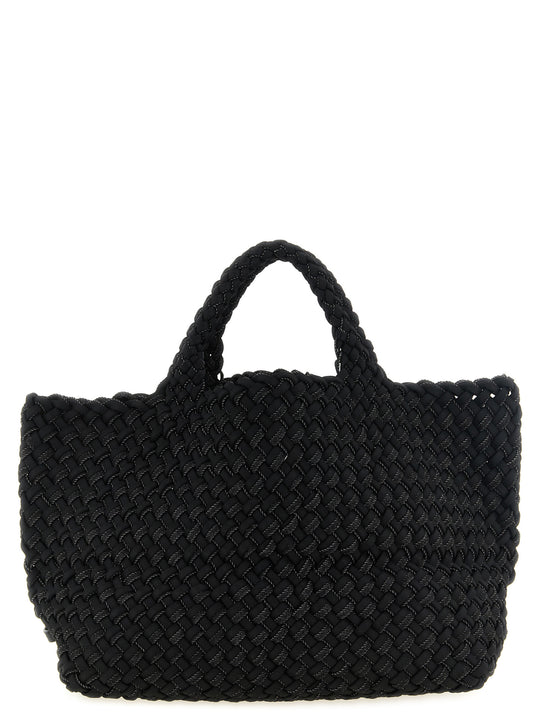 St. Barths Double Weave Tote Bag Black