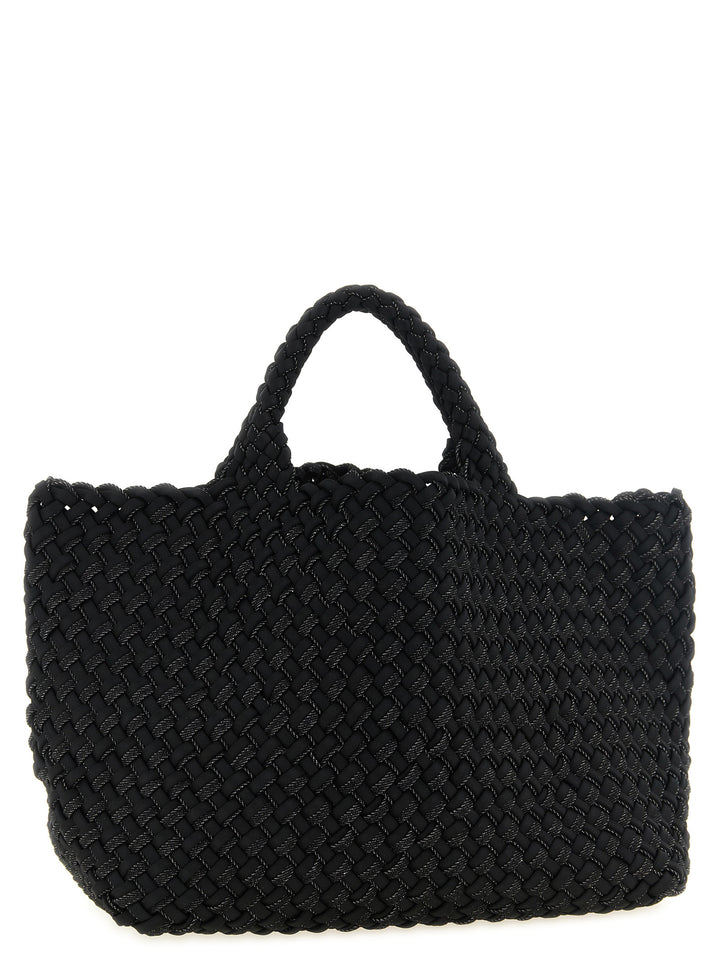 Naghedi St. Barths Double Weave Tote Bag - Black | 8e1d7480d3afff5893388674e047454bb038b4a9