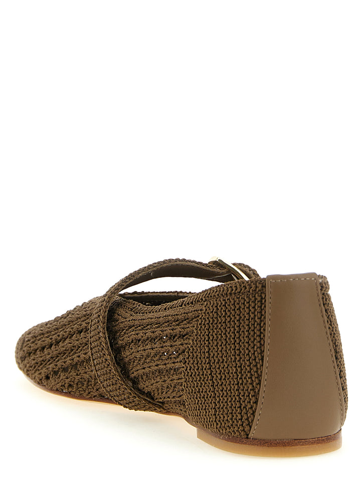 Stuart Weitzman Leora Mary Jane Flat shoes - Brown | 57a74d71a86254e59df53de66c49e21cff2ff021