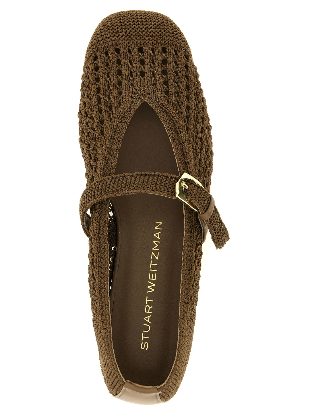 Stuart Weitzman Leora Mary Jane Flat shoes - Brown | c536546af630bae040828d15c2f590217b53d837