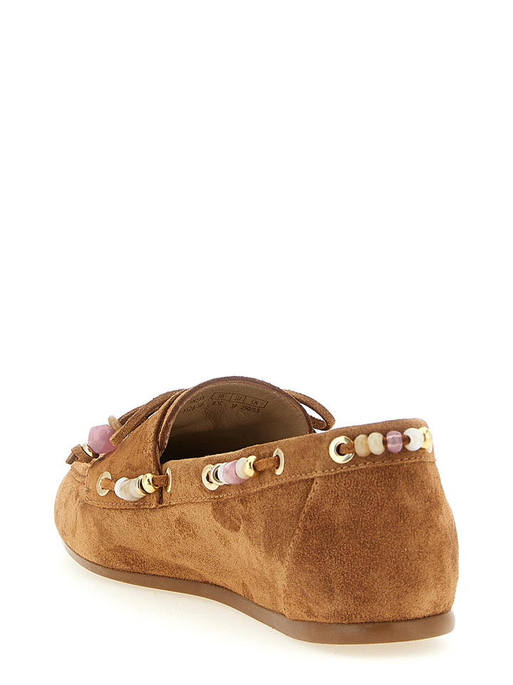 Stuart Weitzman Majorca Tinsley Loafers - Brown | 42ec293c493551cd639a0057b153cc18665247b3