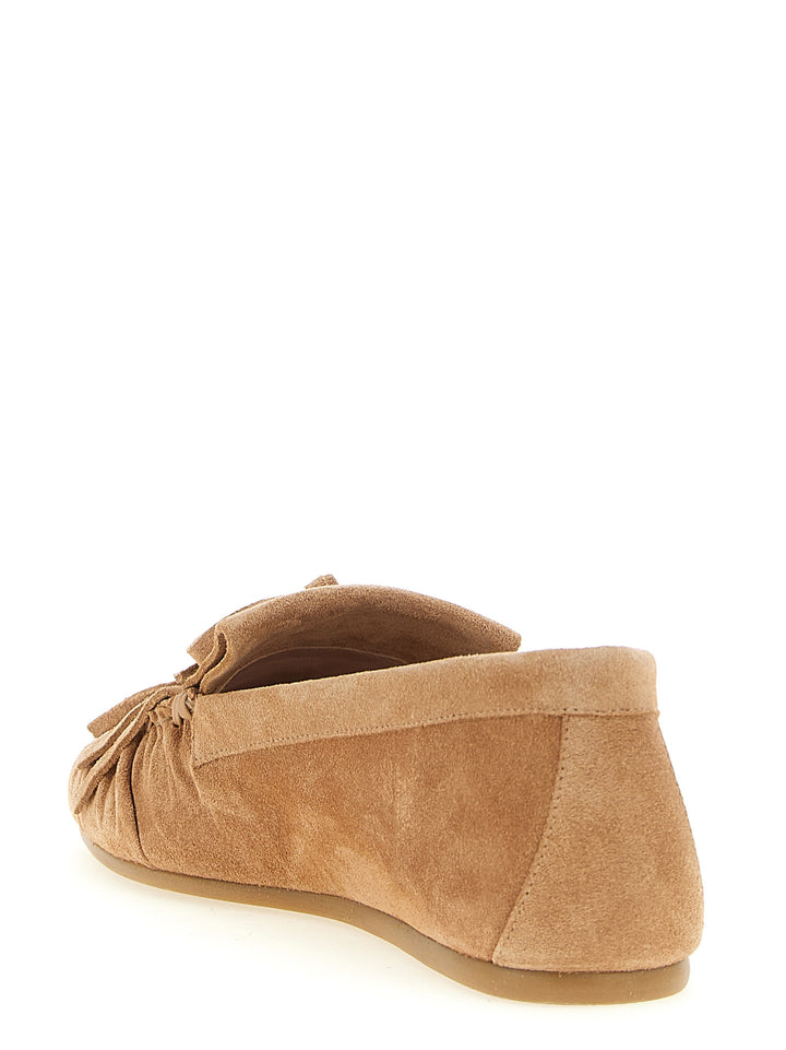 Stuart Weitzman Britt Fringe Loafers - Brown | e6bb537aedbe5b80d3429c04acc8082e6ed17911