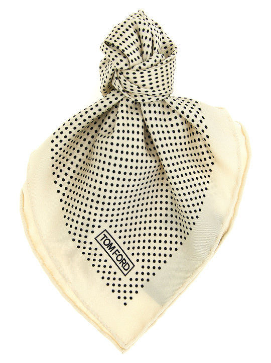 Silk Pocket Clutch Bag Ties And Papillon White/Black