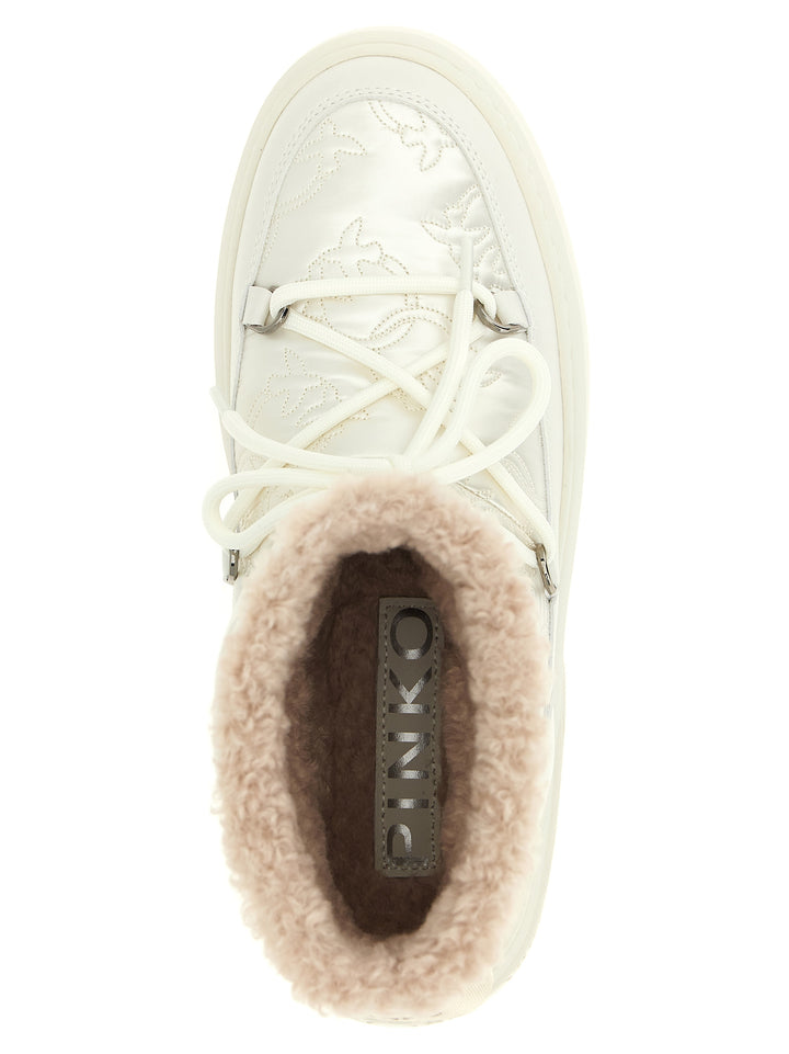 Pinko Yoko 19 Boots and Ankle Boots - White | d53a69fe0c5b42c069ed0f9d53b4b867efcec120