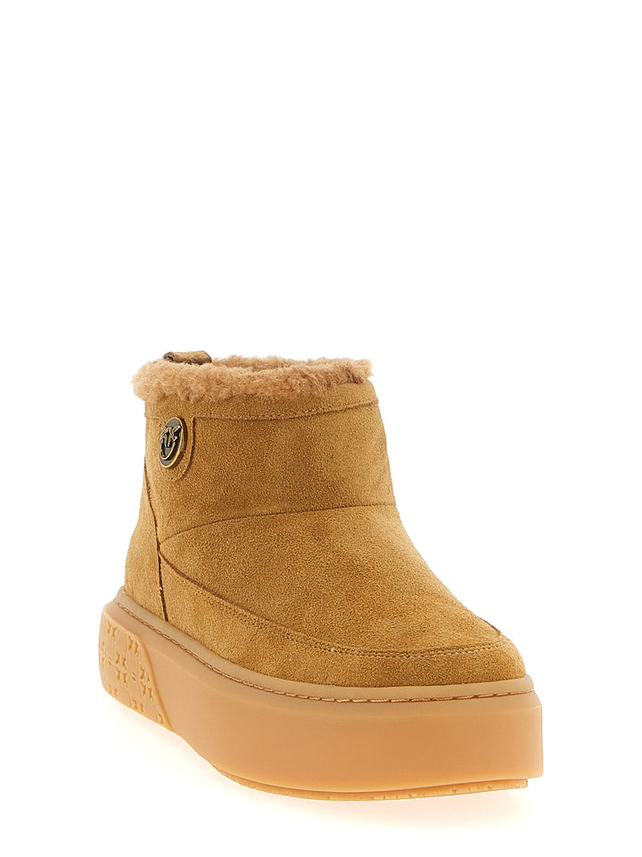 Pinko Yoko 22 Boots and Ankle Boots - Beige | 0ecc7f955a15f0df2e58b26717fdd1b7307498aa