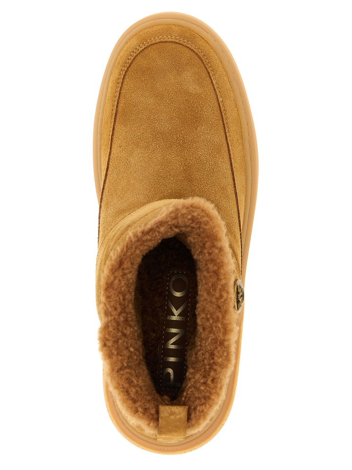 Pinko Yoko 22 Boots and Ankle Boots - Beige | fe360e20012d2492603183e398db3353d94993cb