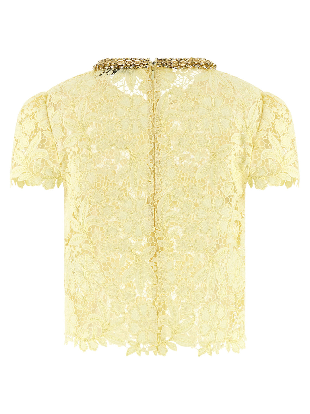 Self Portrait Yellow Lace Tops - Yellow | 407ad0fc4a4fde85d9cd636b1619462dbecb8524