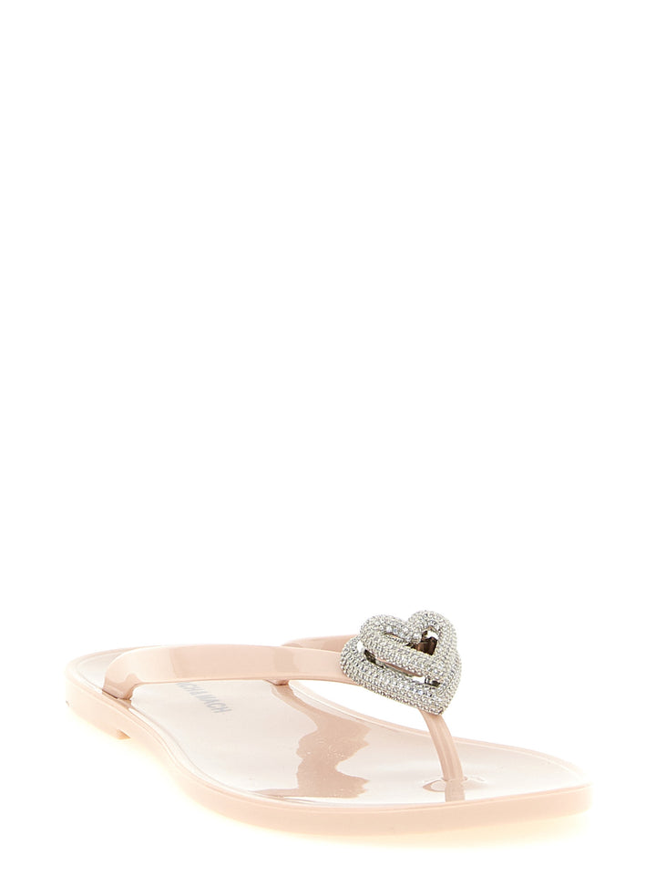 Mach & Mach Double Heart Sandals - Pink | 59c9b0c46930ed761244c9d745c2b86f329a0806