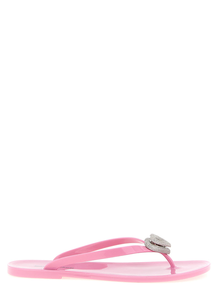 Mach & Mach Double Heart Sandals - Pink | 17aeb1728aa84e84146d9c92746f768f50734eac