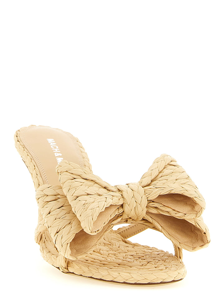 Mach & Mach Le Cadeau Sandals - Beige | b525993d627f9111a05597dabb3c91b7a096630e
