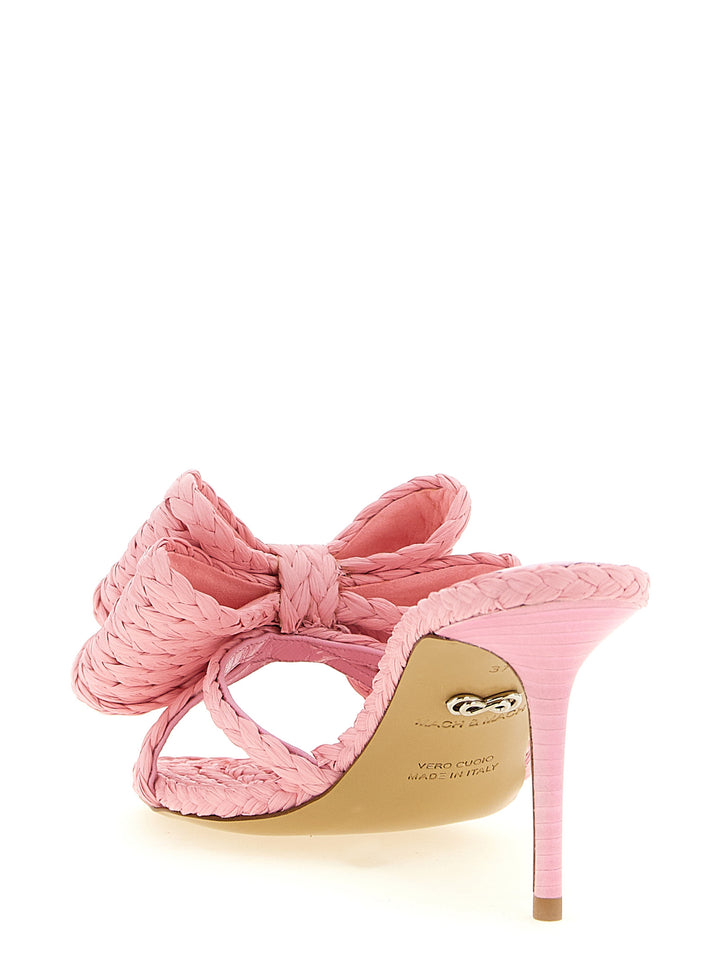 Mach & Mach Le Cadeau Sandals - Pink | 4e8c73e1764f23df650f12ba611781e39a32e82c