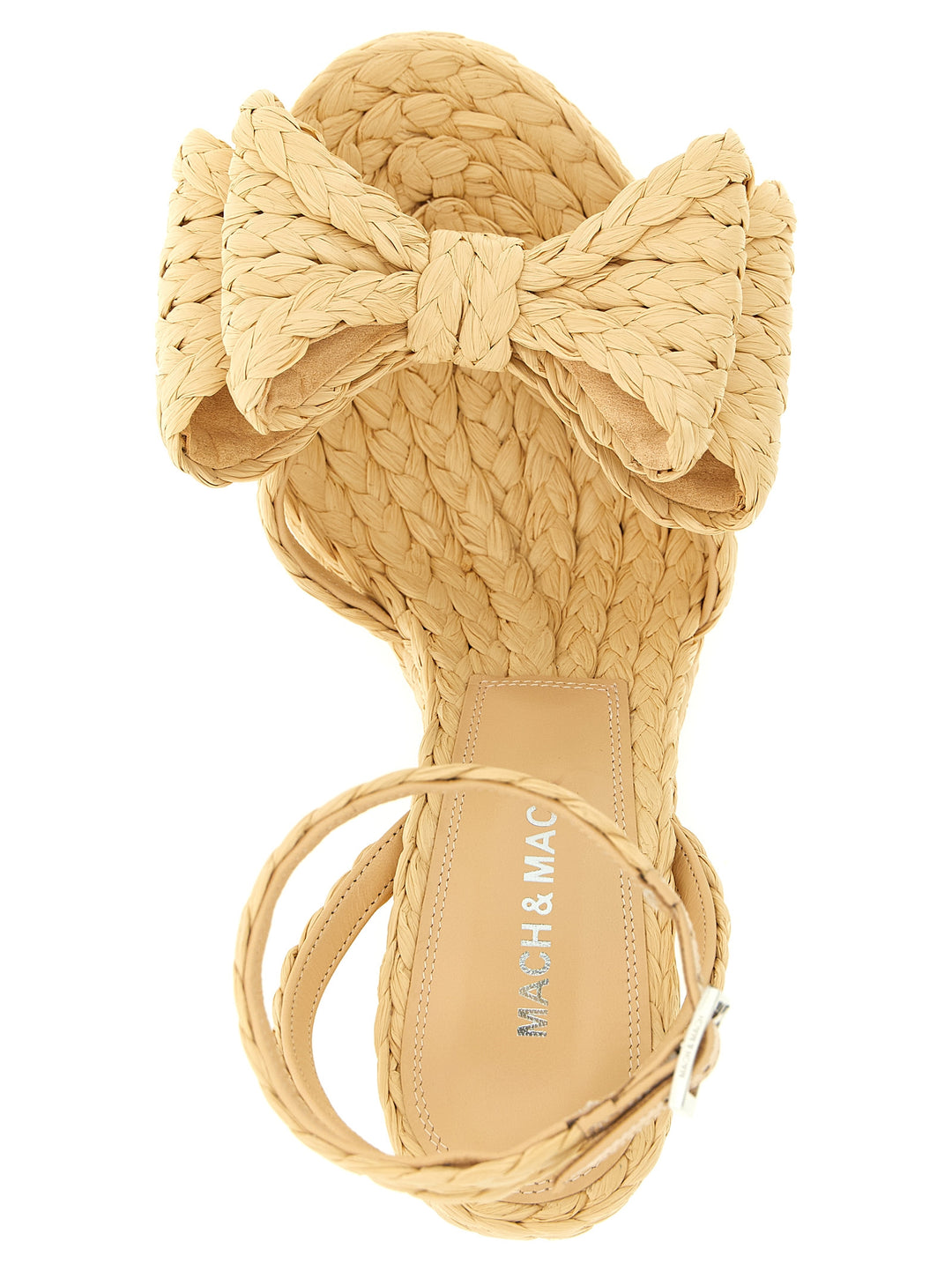 Mach & Mach Le Cadeau Wedges - Beige | d1cd217028f9df52cae6006e477a97bc7b396095