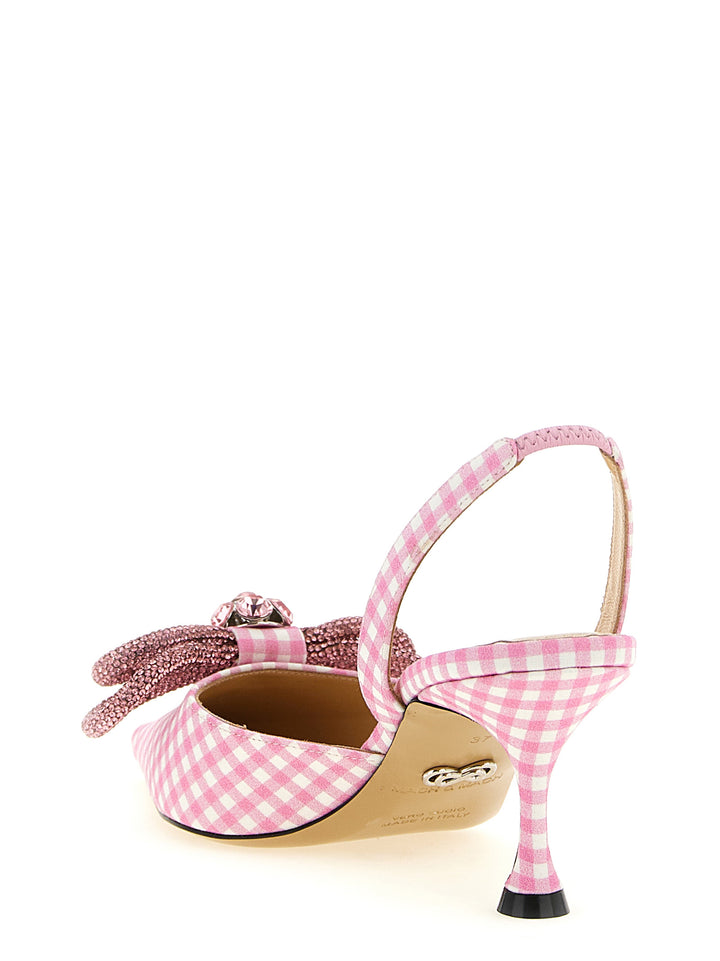 Mach & Mach Double Bow Pumps - Pink | 90f7404c17a2a3a0b5e2f1e15716676c87df8956