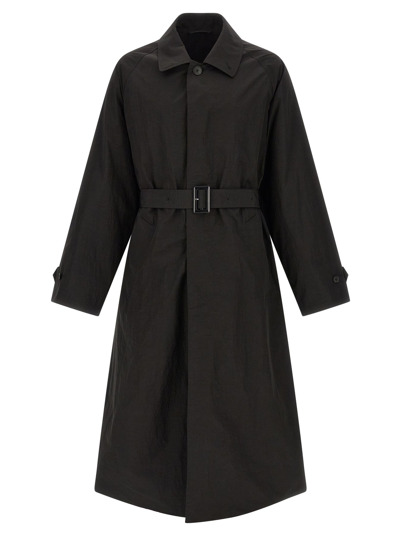 Ssstein Technical Fabric Trench Coat Coats and Trench Coats - Black | 84dbd18303e13facd83745b8c45a4d07b5c49fbc